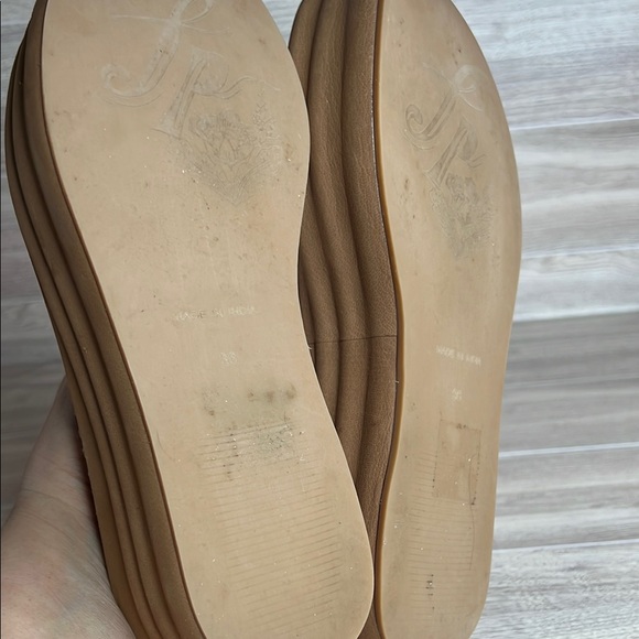 Free People Haven Thong Platform Camel Brown Tan Sandals Size 5.5 - Picture 11 of 12